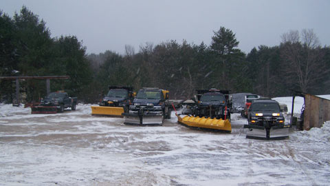 What should you include in a snow plowing contract?